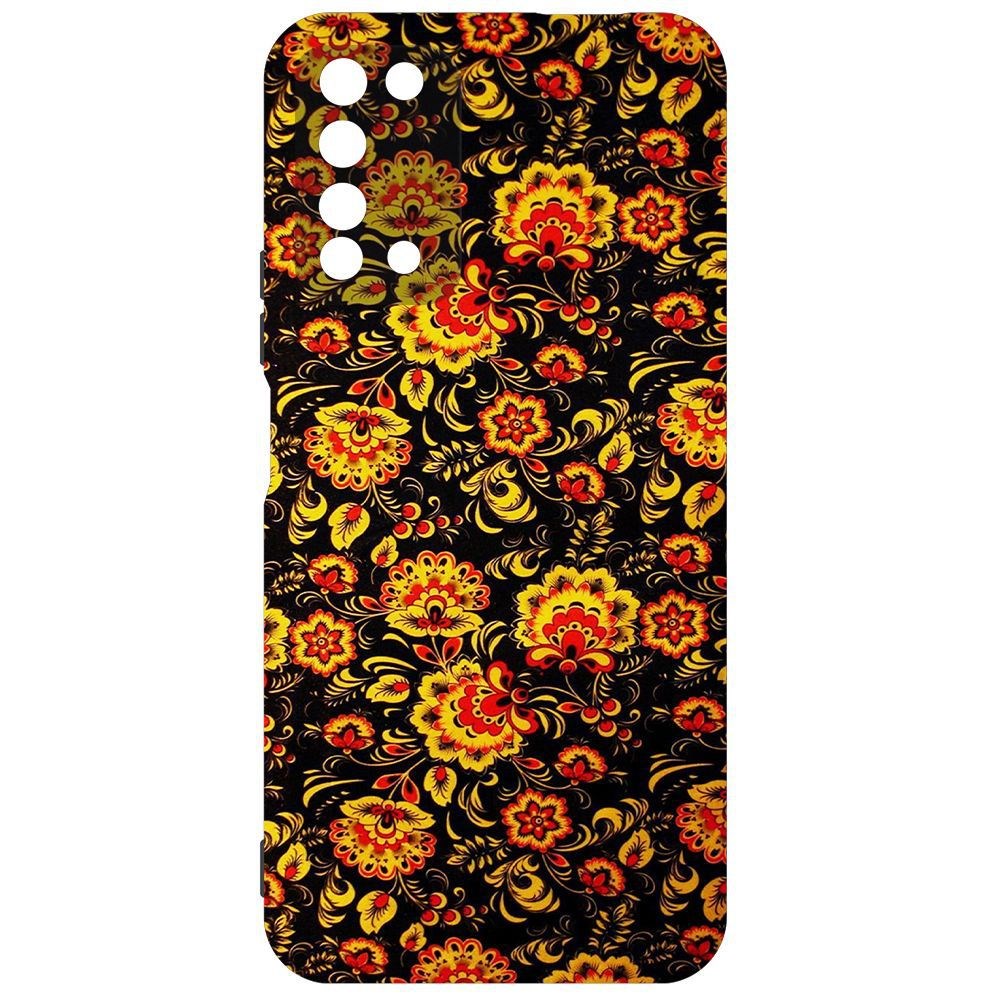 

Чехол-накладка Krutoff Soft Case Хохлома для Honor X10