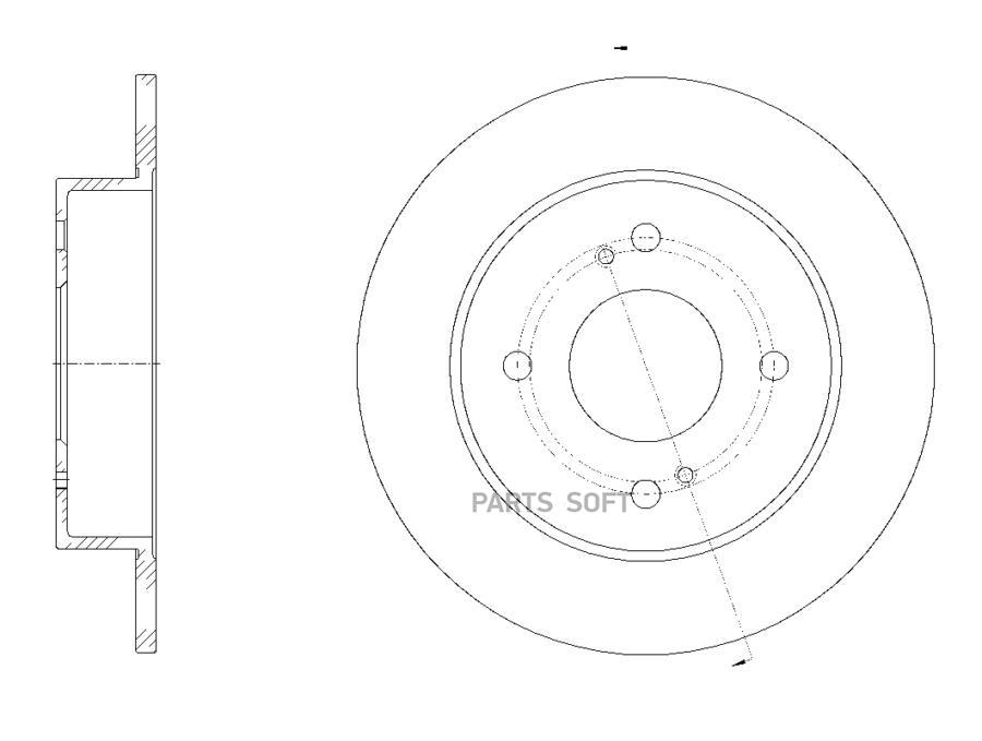 G-BRAKE GR-01127 Диск тормозной G-brake GR-01127 1шт