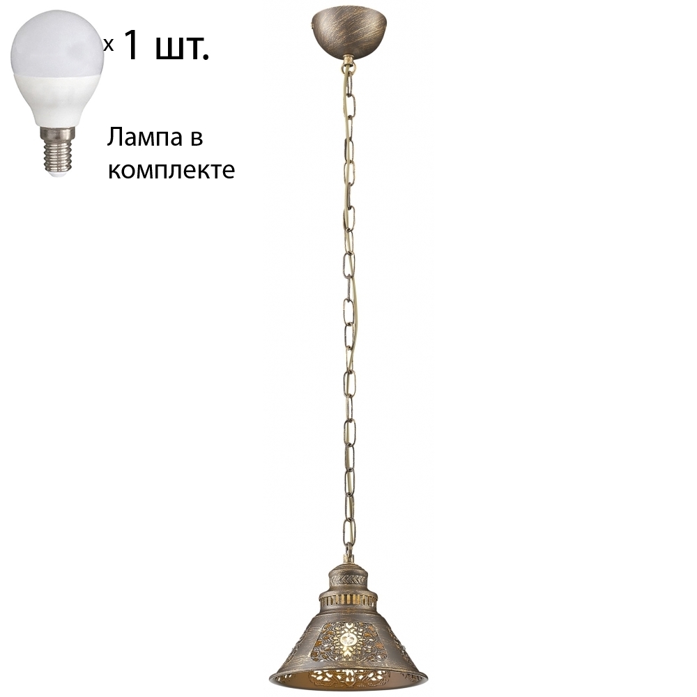 

Подвесной светильник с лампочкой Velante 308-603-01+Lamps E14 P45