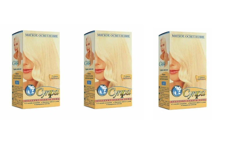 

Осветлитель Galant Cosmetic Супра 125 г 3 штуки, Супра