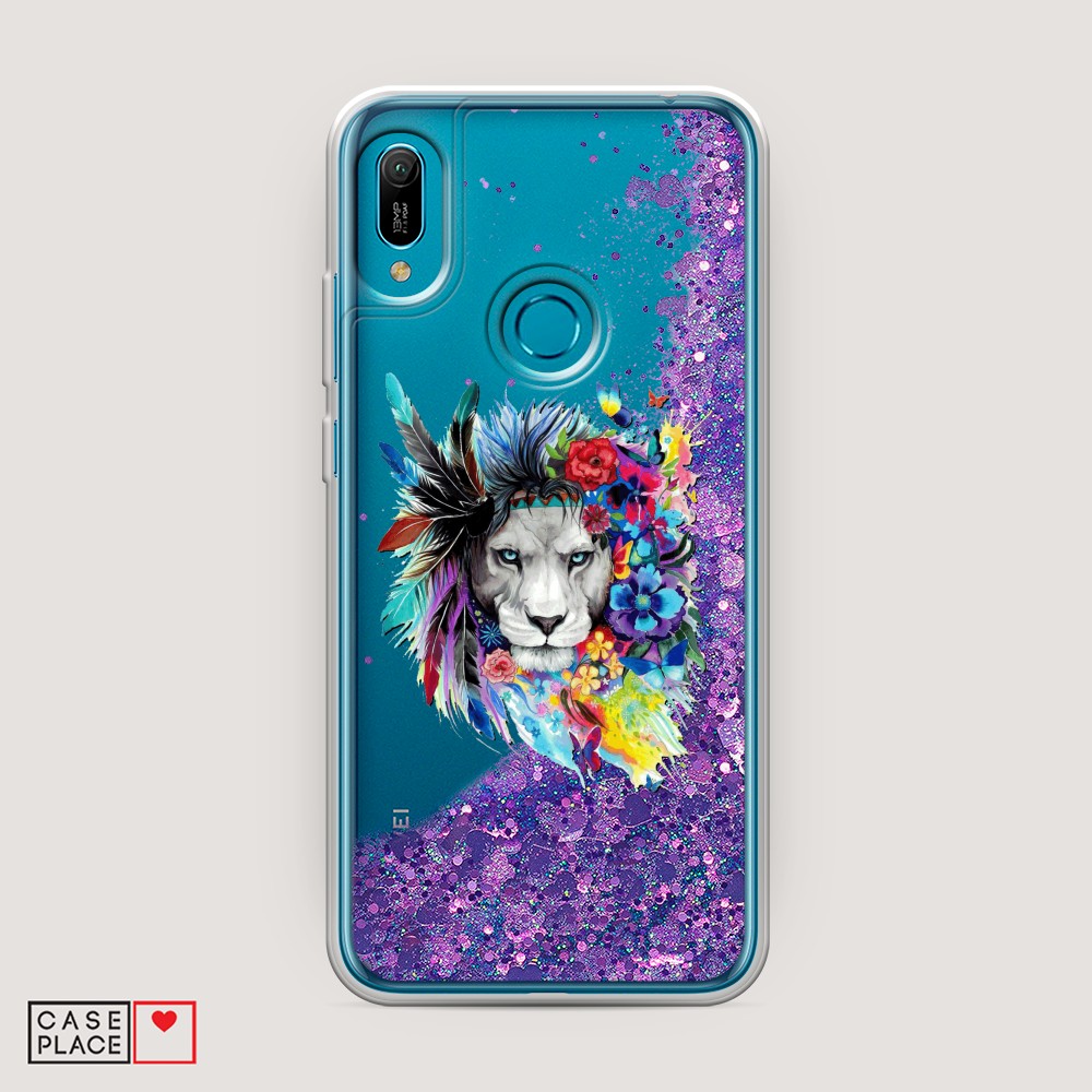 

Чехол Awog на Huawei Y6 2019/Honor 8a/8a Pro/Y6s "Гавайский лев", Разноцветный, 68692-1