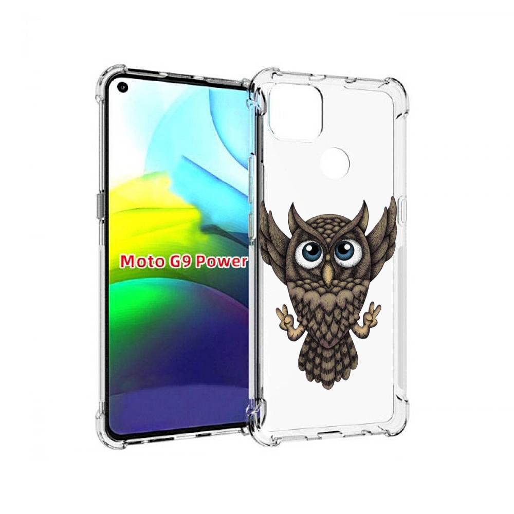 

Чехол MyPads Сова для Motorola Moto G9 Power, Прозрачный, Tocco