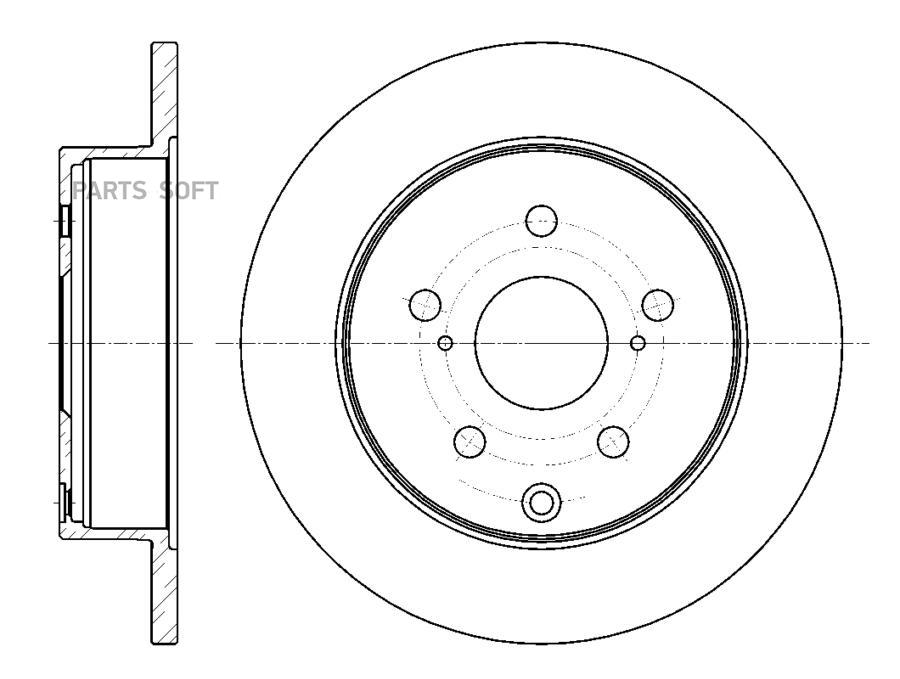 

G-BRAKE GR-01693 Диск тормозной G-brake GR-01693 1шт
