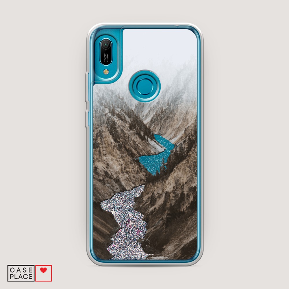 

Чехол Awog на Huawei Y6 2019/Honor 8a/8a Pro/Y6s "Горная река", Разноцветный, 68691-1