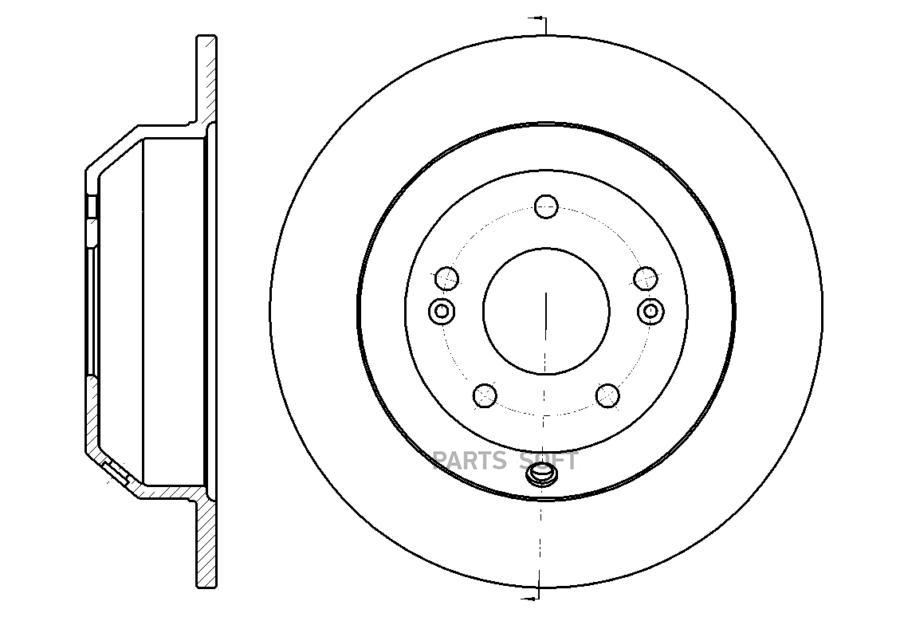 

G-BRAKE GR-01911 Диск тормозной G-brake GR-01911 1шт