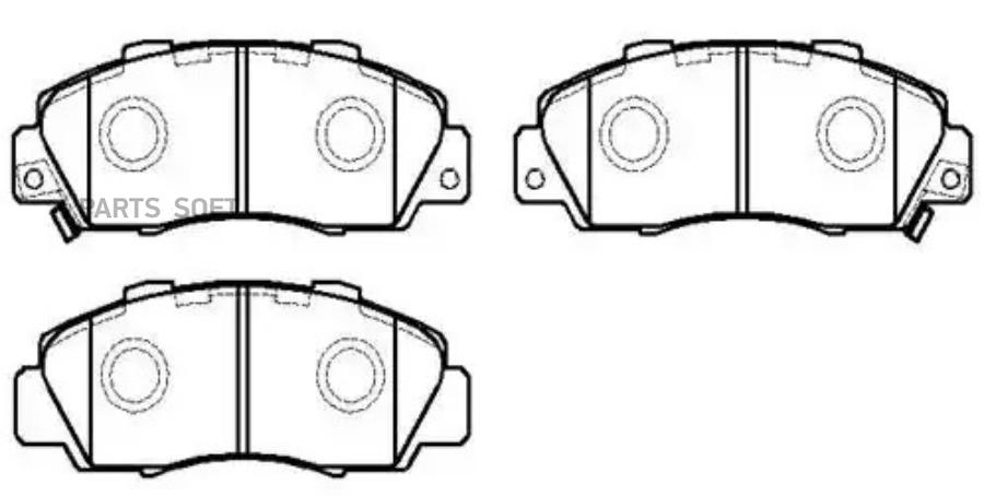 

Тормозные колодки HSB дисковые HP5009