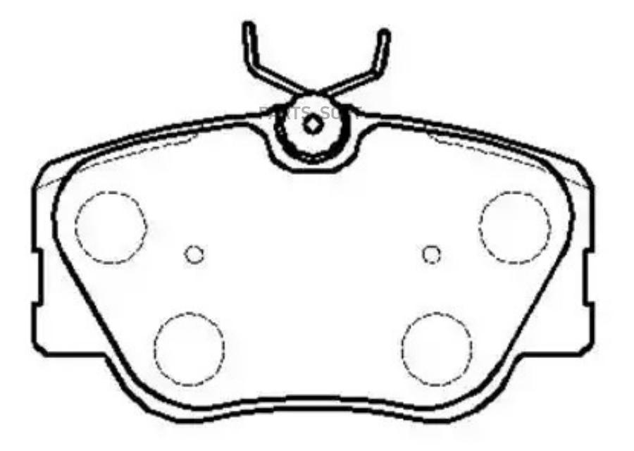 

HSB HP5027 Колодки тормозные дисковые передн MERCEDES-BENZ: 190 84-93, E-CLASS 93-95, S-CL