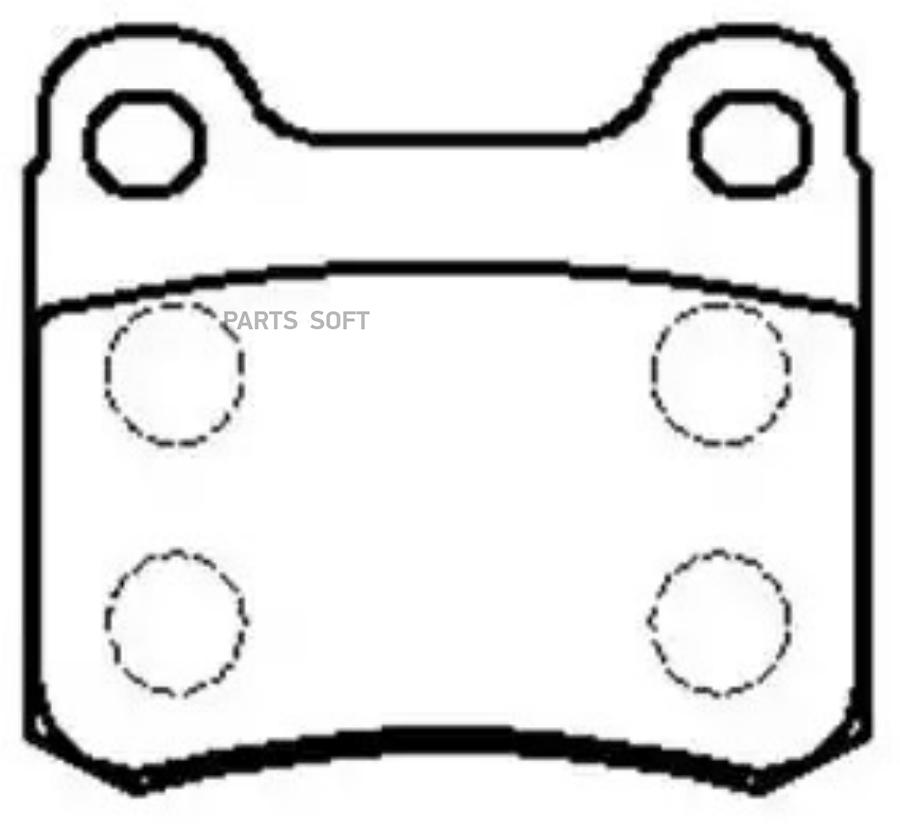 

Тормозные колодки HSB дисковые для Mercedes-Benz W124, W201 HP5029