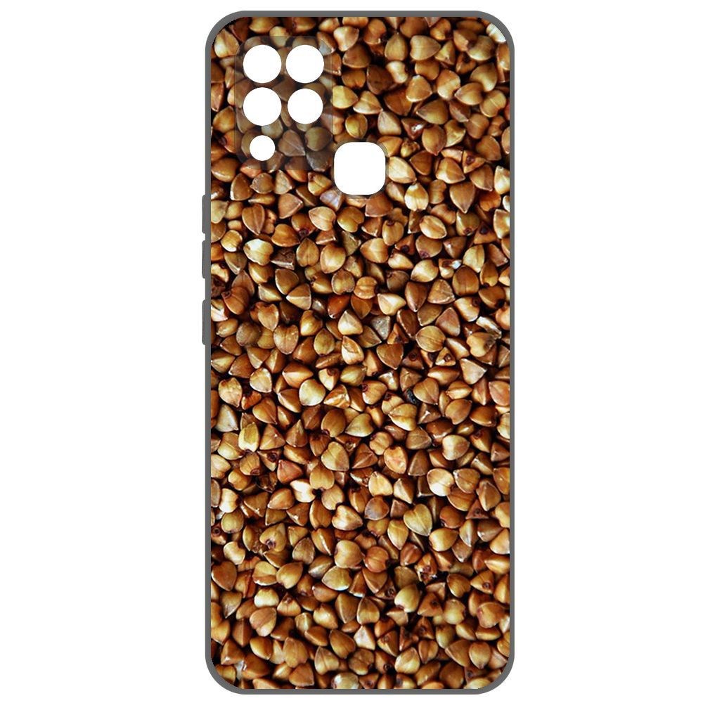 

Чехол-накладка Krutoff Soft Case Гречка для Infinix Hot 10S