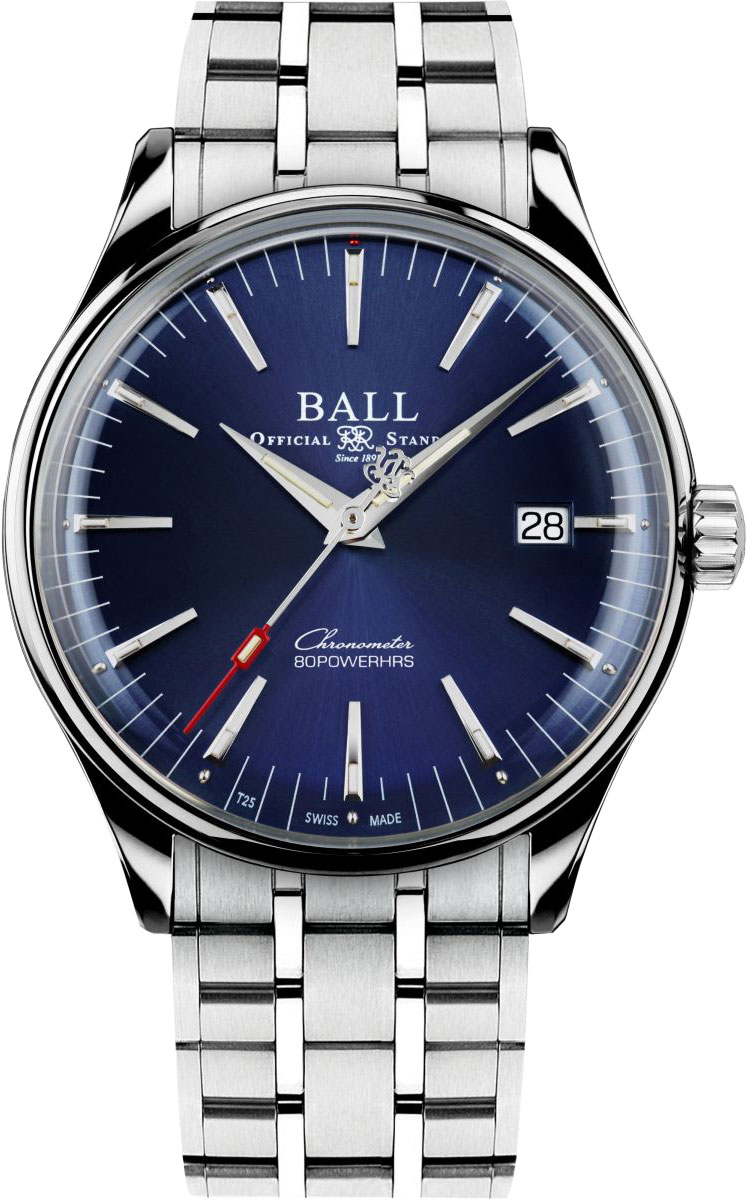 фото Часы наручные мужские ball manufacture 80 hours