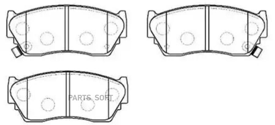 

Тормозные колодки HSB HP5067