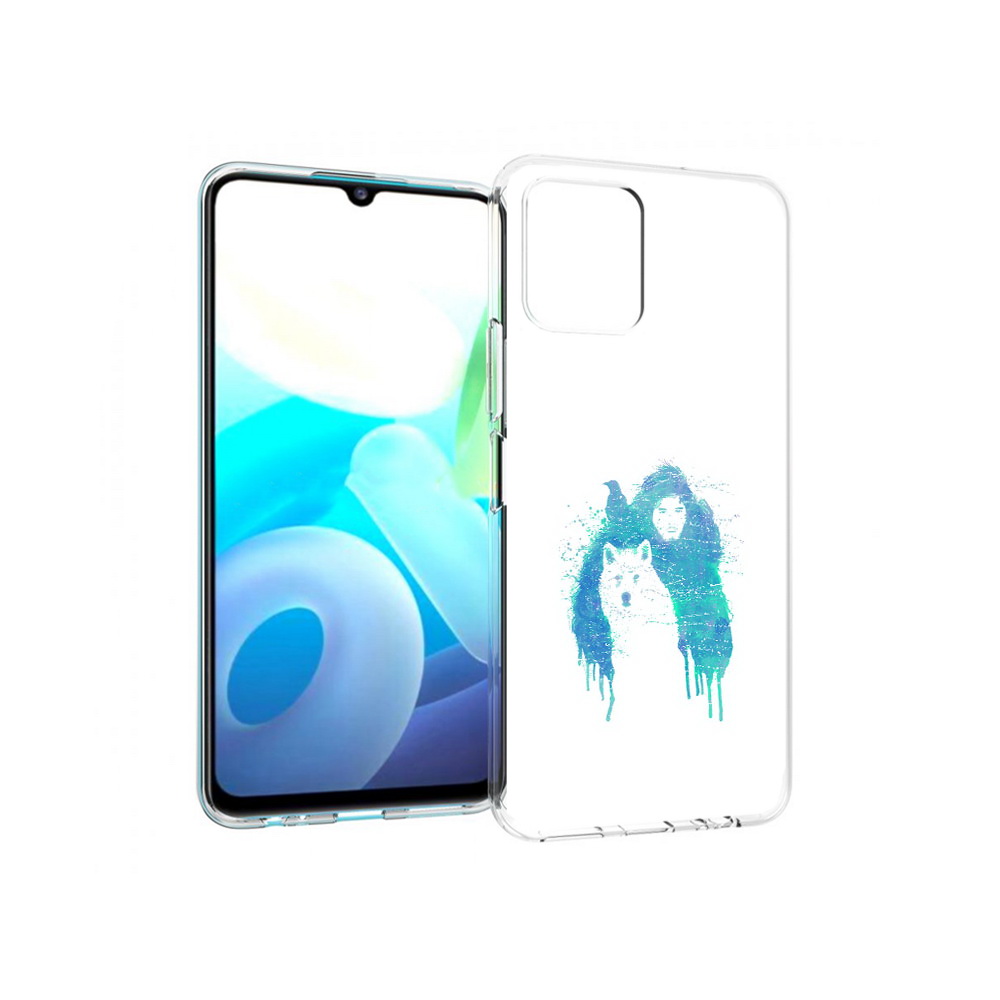 

Чехол MyPads Tocco для Vivo Y15s джон сноу (PT224456.390.323), Прозрачный, Tocco