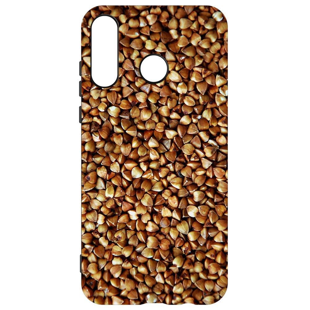 Чехол-накладка Krutoff Soft Case Гречка для Huawei P30 Lite
