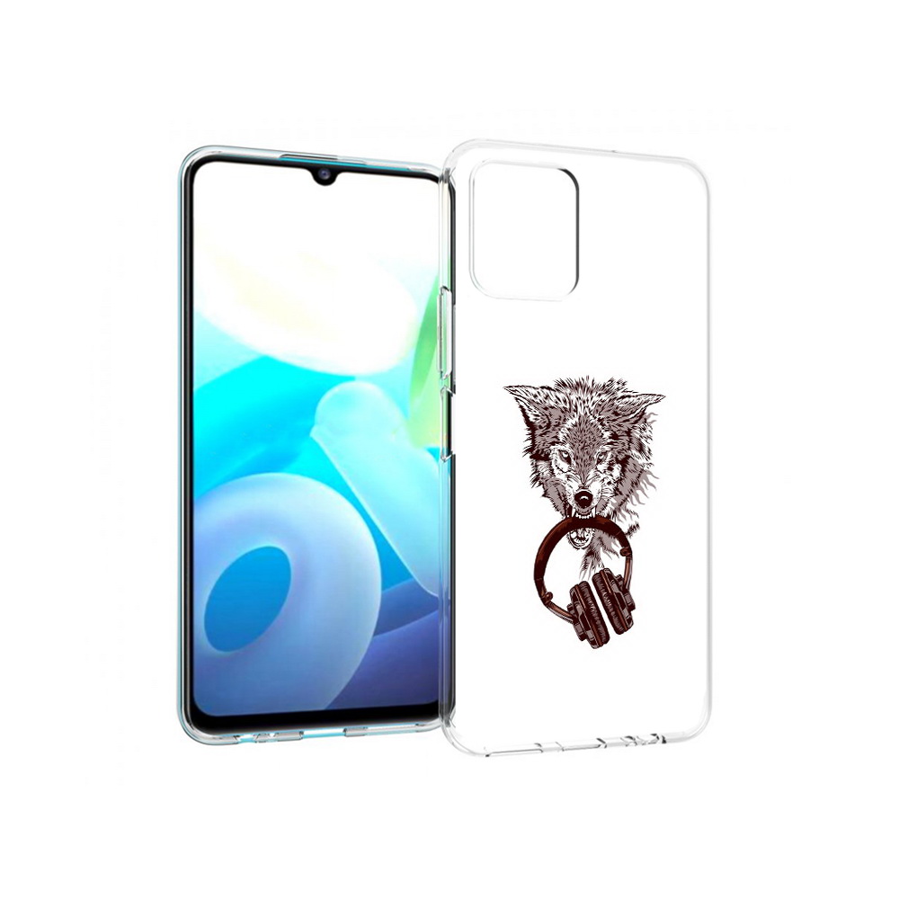 

Чехол MyPads Tocco для Vivo Y15s дикий волк (PT224456.390.325), Прозрачный, Tocco