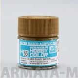 

H066 Краска водоразбавляемая художественная т.м. MR.HOBBY 10мл RLM79 SANDY BROWN