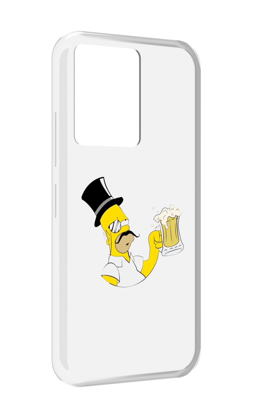 

Чехол MyPads гомер-с-напитком для Infinix Note 12 5G X671 / Note 12 Pro 5G, Прозрачный, Tocco