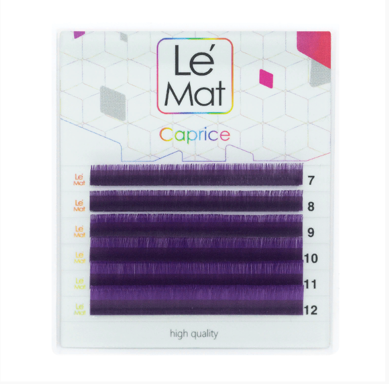 

Ресницы Le Maitre Violet Caprice 6 линий L 0.10 MIX 7-12 мм, Фиолетовый