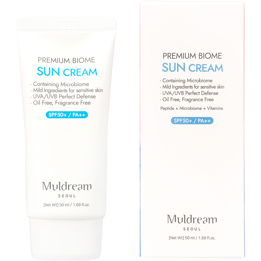 Солнцезащитный крем для лица Muldream Premium Biome Sun Cream SPF50+ 50мл