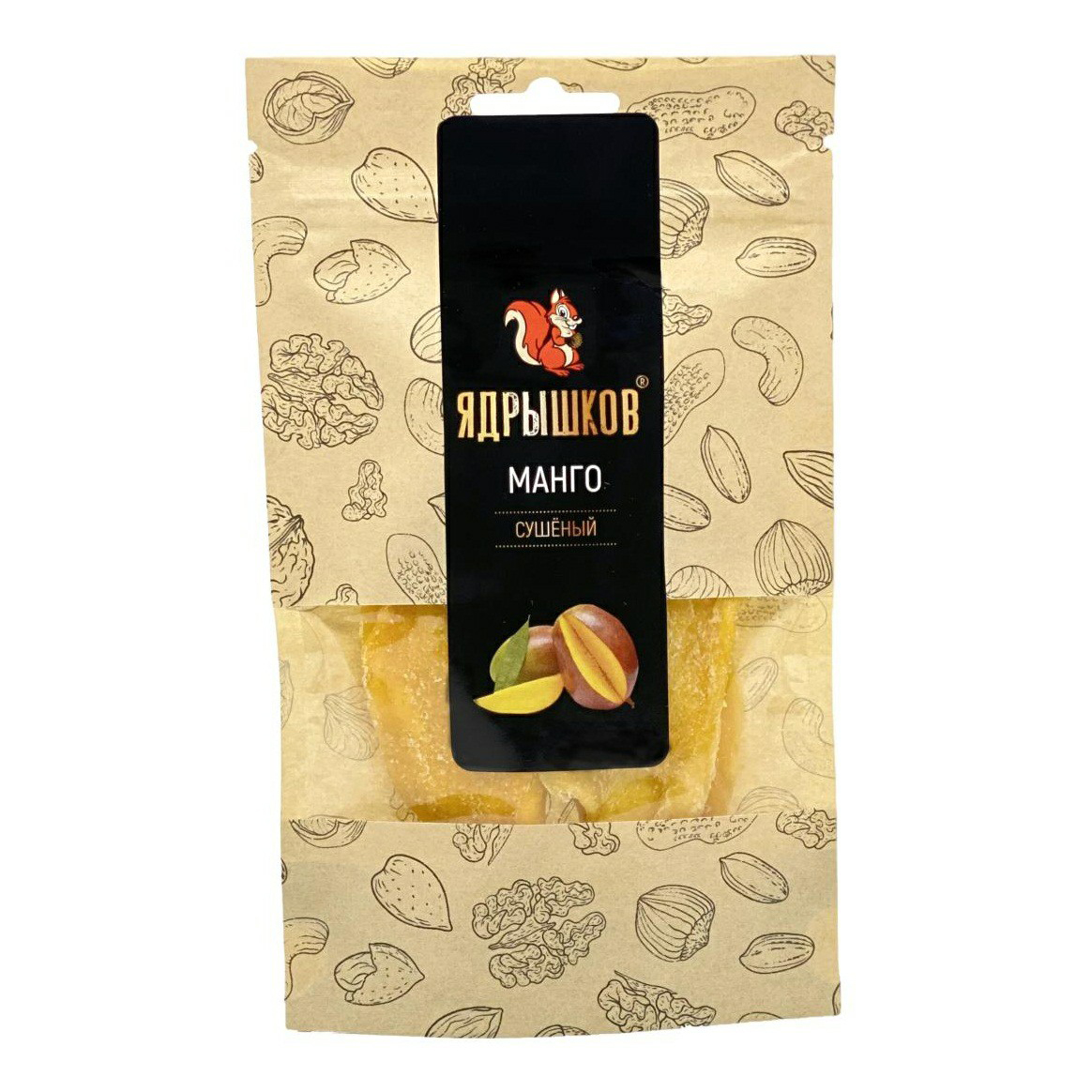 

Манго сушеное Ядрышков 80 г