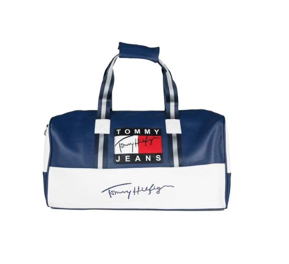 Дорожная сумка унисекс Tommy Hilfiger Paradise синяя, 27х50х25 см