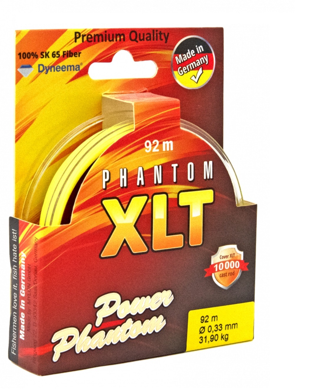 

Шнур Power Phantom 4x, XLT, 120м, желтый, 0,33мм, 31,9кг, 3092240_033120