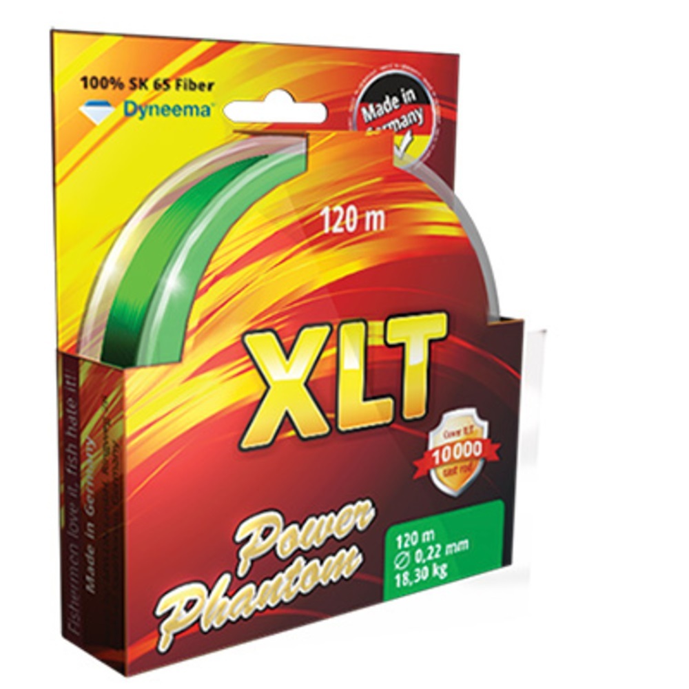 

Шнур Power Phantom 4x, XLT, 120м, зеленый, 0,40мм, 40,9кг, 3092205_040120