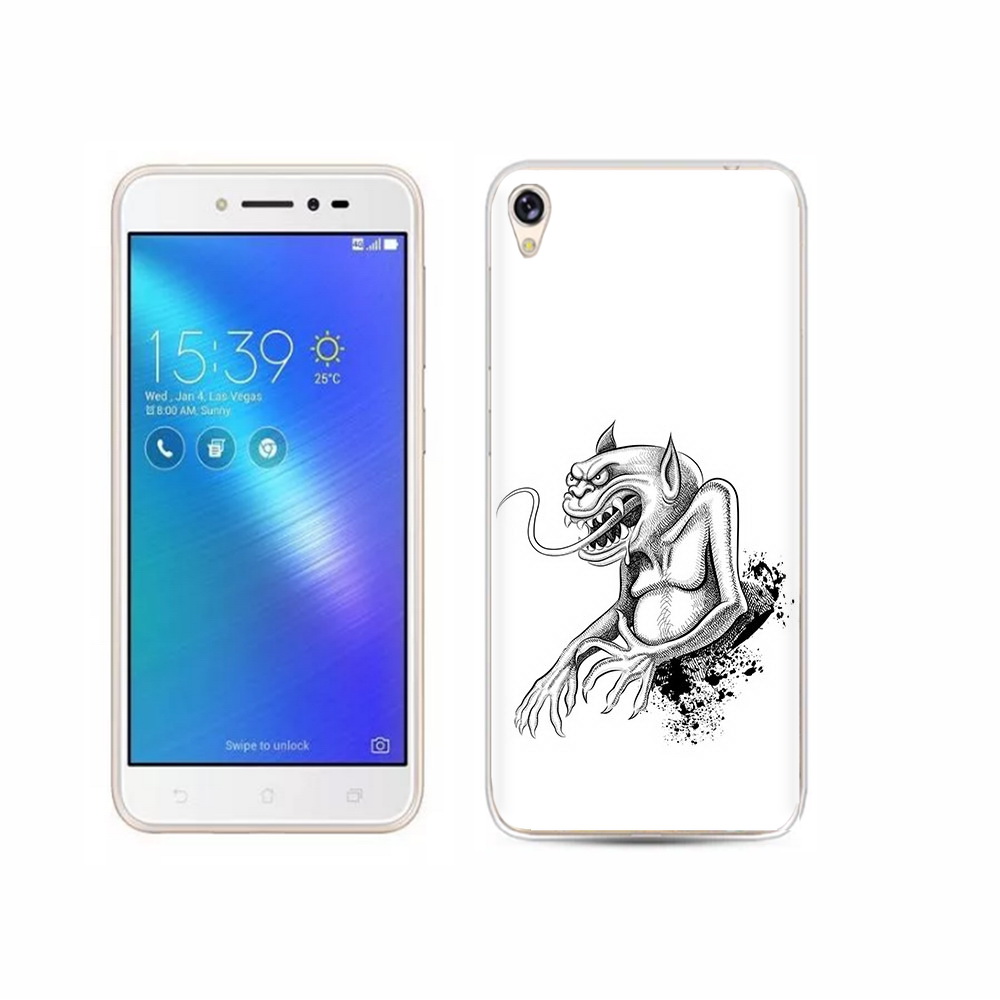 

Чехол MyPads Tocco для Asus ZenFone Live (ZB501KL) чорт, Прозрачный, Tocco