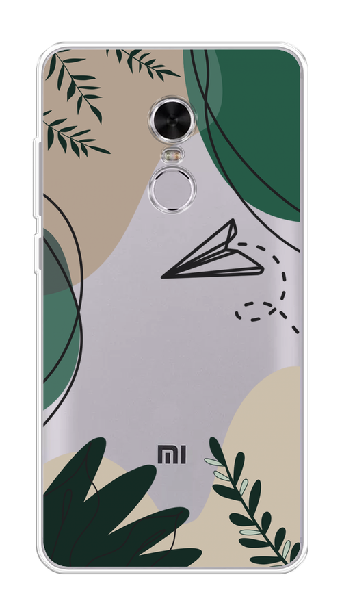 

Чехол на Xiaomi Redmi Note 4 "Secret Garden", Зеленый;бежевый;черный, 31850-1