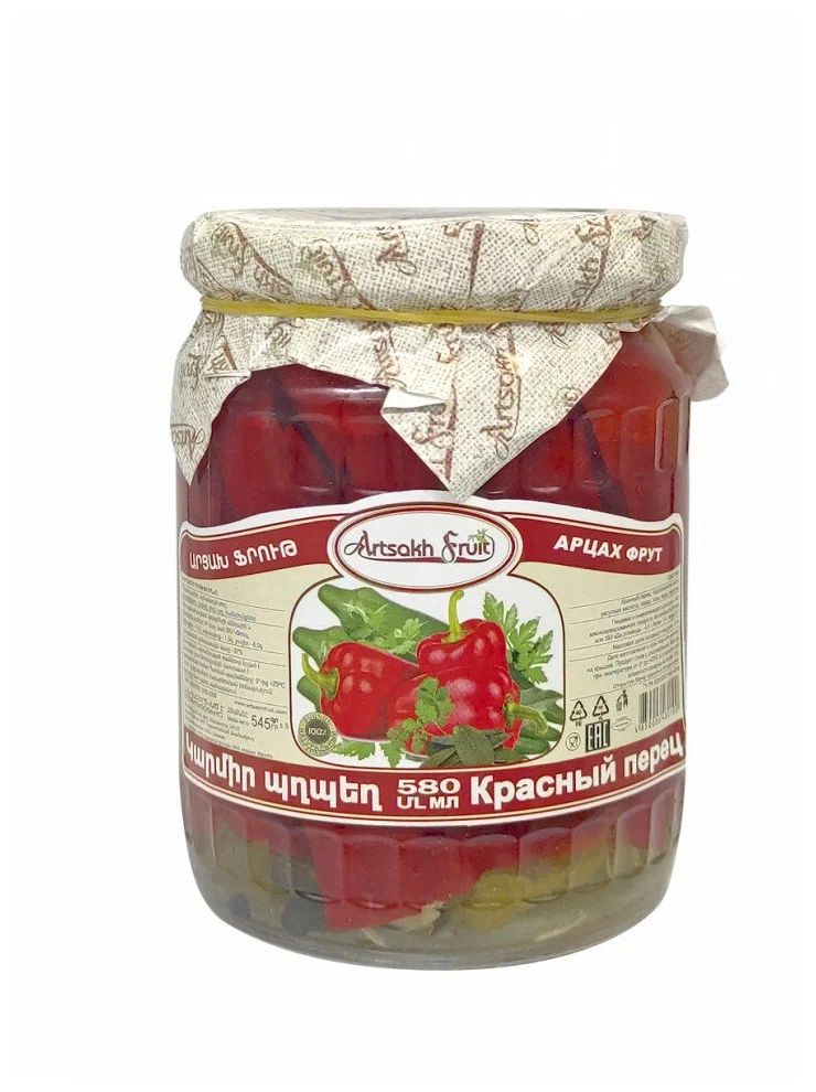 

Перец Artsakh Fruit красный маринованный 545 г