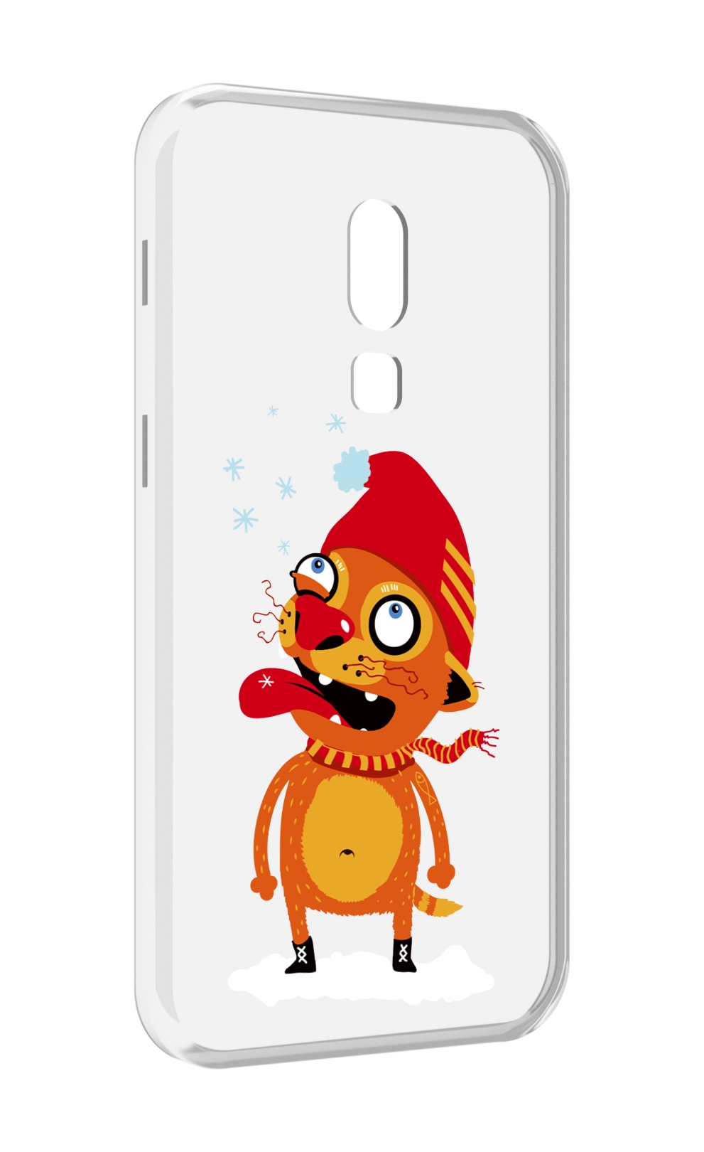

Чехол MyPads Зимний кот для Meizu V8, Прозрачный, Tocco