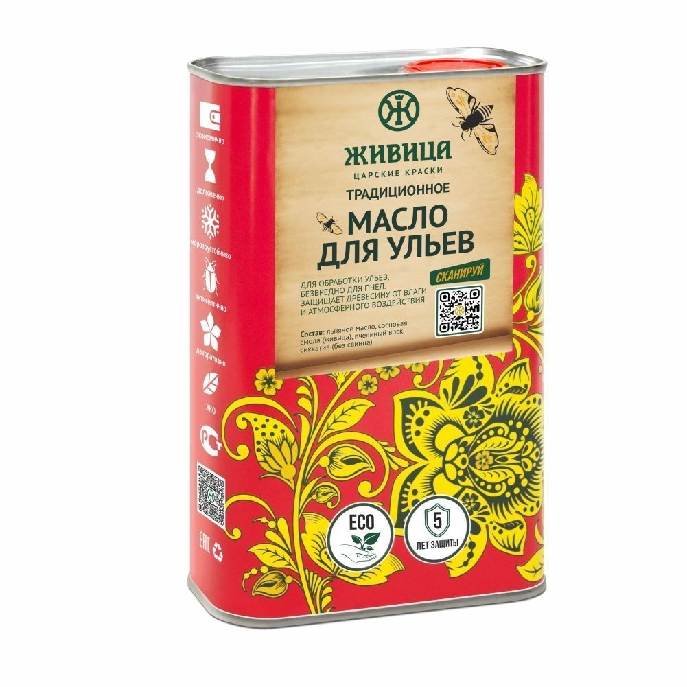 фото Масло для ульев традиционное живица (1 л ) nobrand