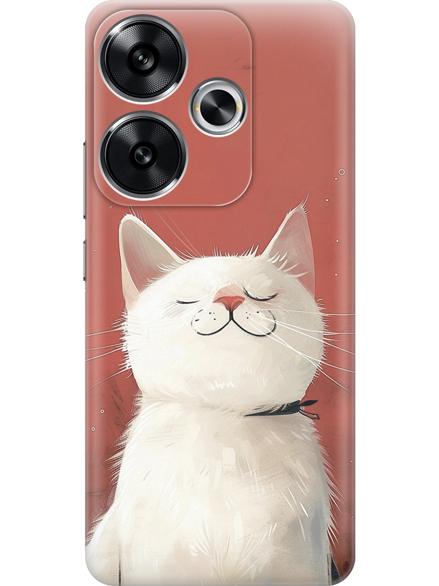 

Силиконовый чехол на Xiaomi Redmi Turbo 3 / Poco F6 с принтом "Гордый котик", Прозрачный;белый;красный, 783980812