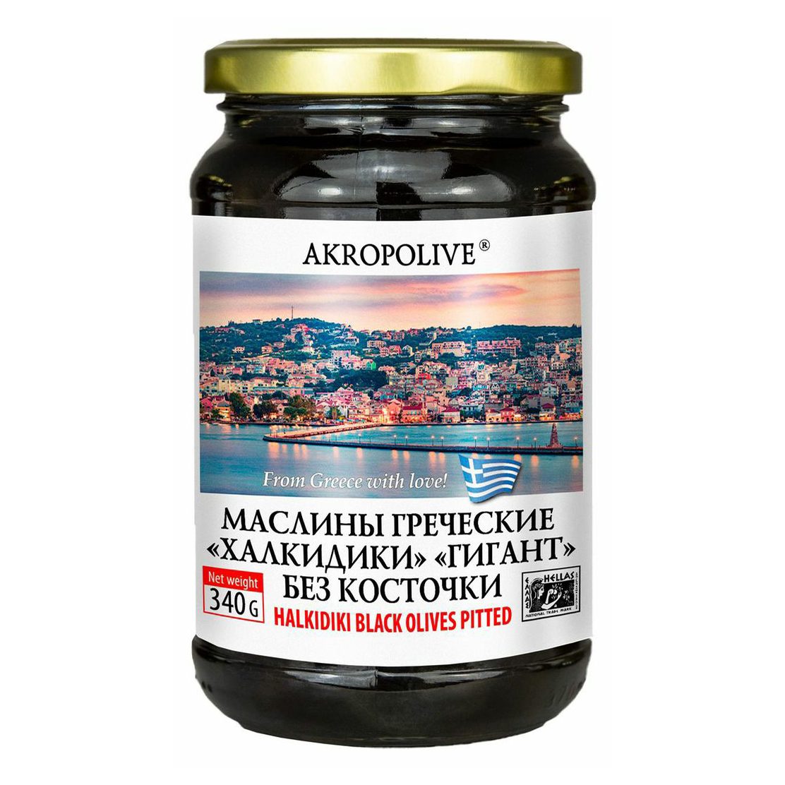 

Маслины Akropolive Гигант без косточки 340 г