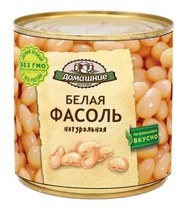 

Фасоль Полновкусье белая натуральная 400 г
