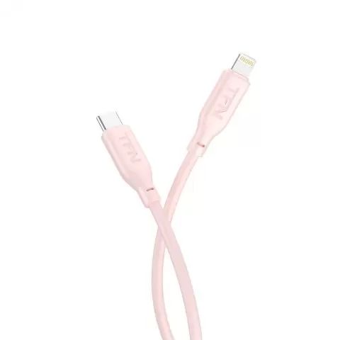 

Кабель TFN USB Type C - Lightning силикон 2А, 1.2 м, розовый (TFNCSILCL1MRO)