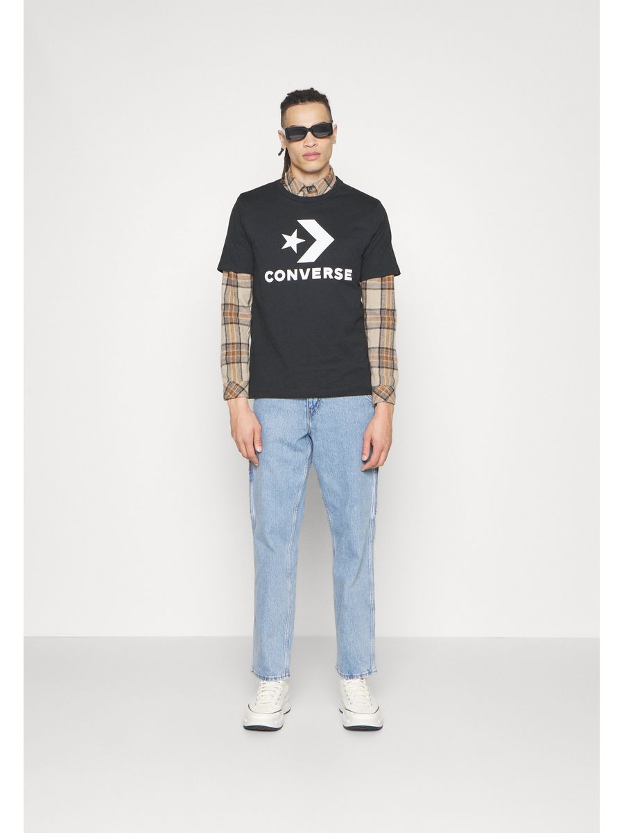 

Футболка унисекс Converse CO421002F черная XL, Черный, CO421002F