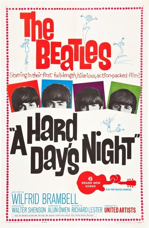 

Постер к фильму "The Beatles: Вечер трудного дня" (A Hard Day's Night) A3