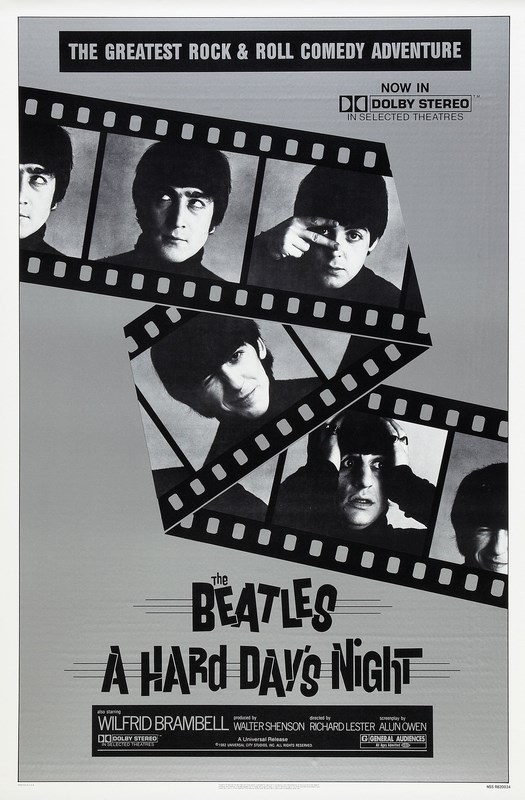 

Постер к фильму "The Beatles: Вечер трудного дня" (A Hard Day's Night) A4