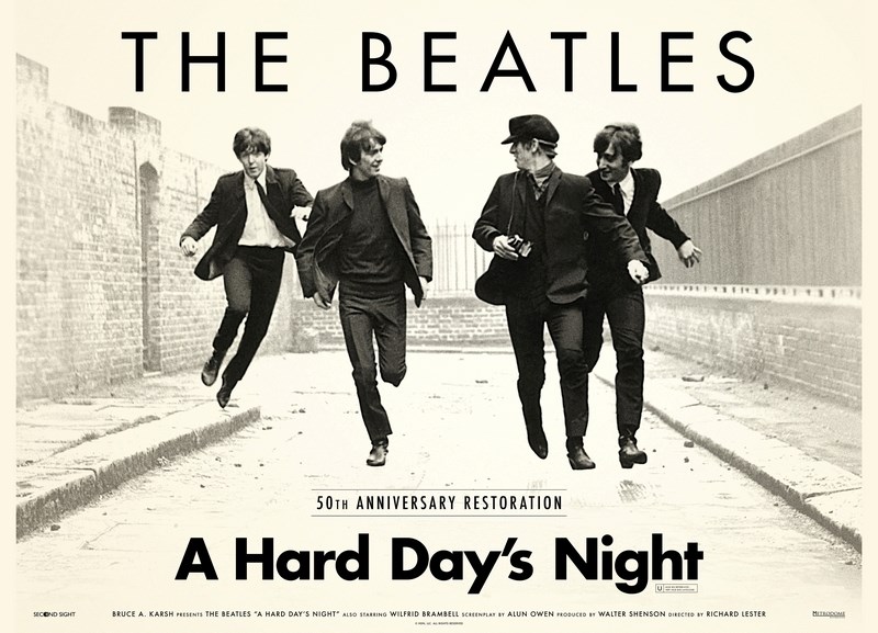 

Постер к фильму "The Beatles: Вечер трудного дня" (A Hard Day's Night) A2
