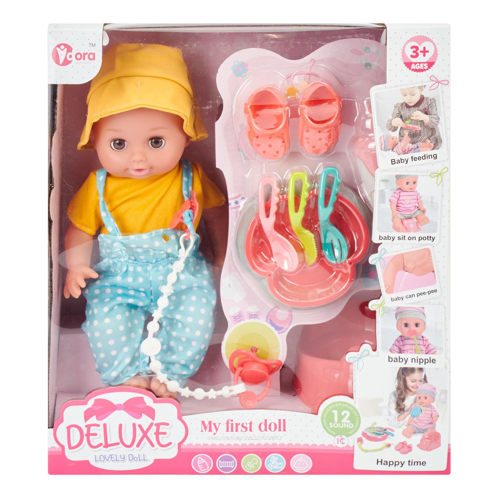 

Пупс Vdora Dolls в шляпе