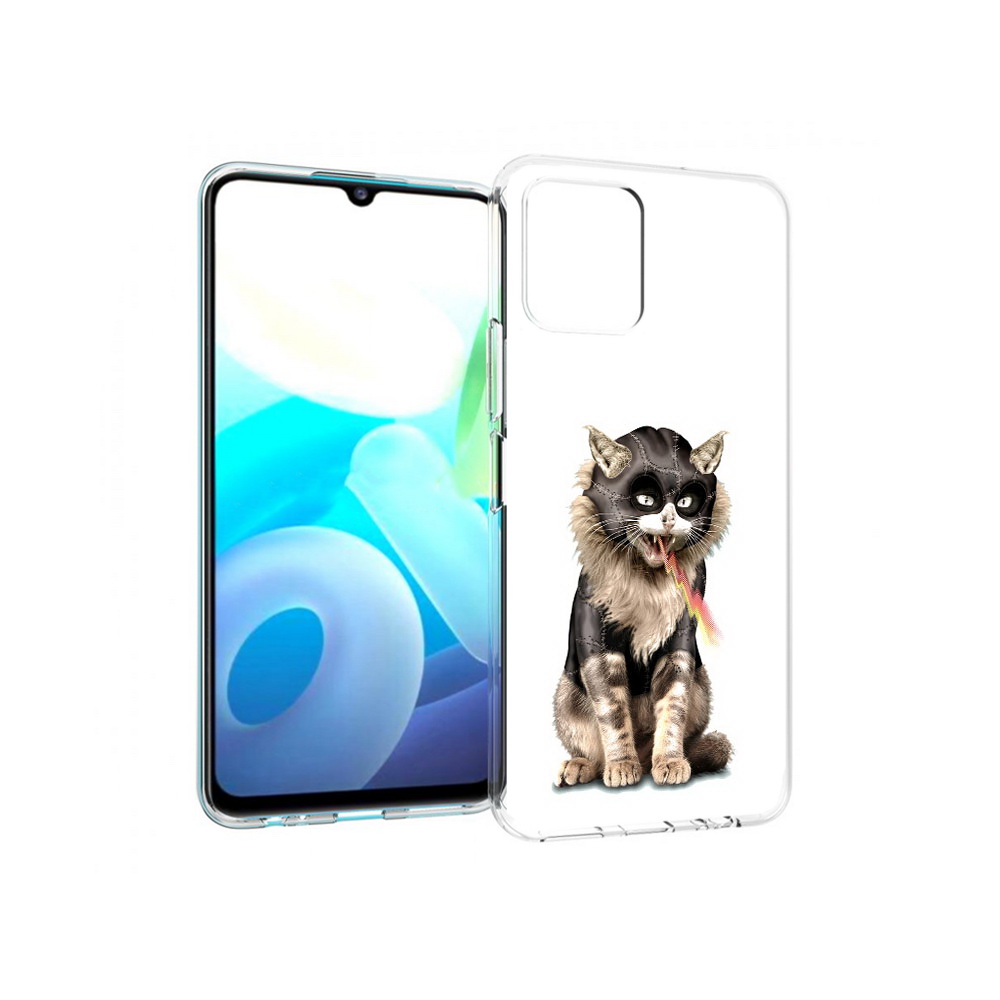 

Чехол MyPads Tocco для Vivo Y15s дьяволский кот (PT224456.390.341), Прозрачный, Tocco