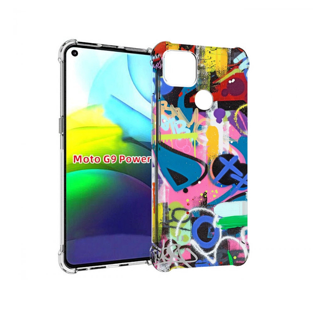 

Чехол MyPads абстракция-графити для Motorola Moto G9 Power, Прозрачный, Tocco