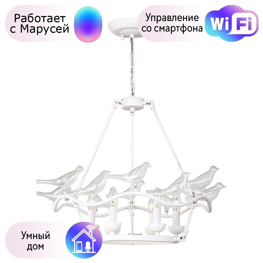 

Подвесная люстра Favourite Pajaritos с поддержкой Маруся 1751-6P-М
