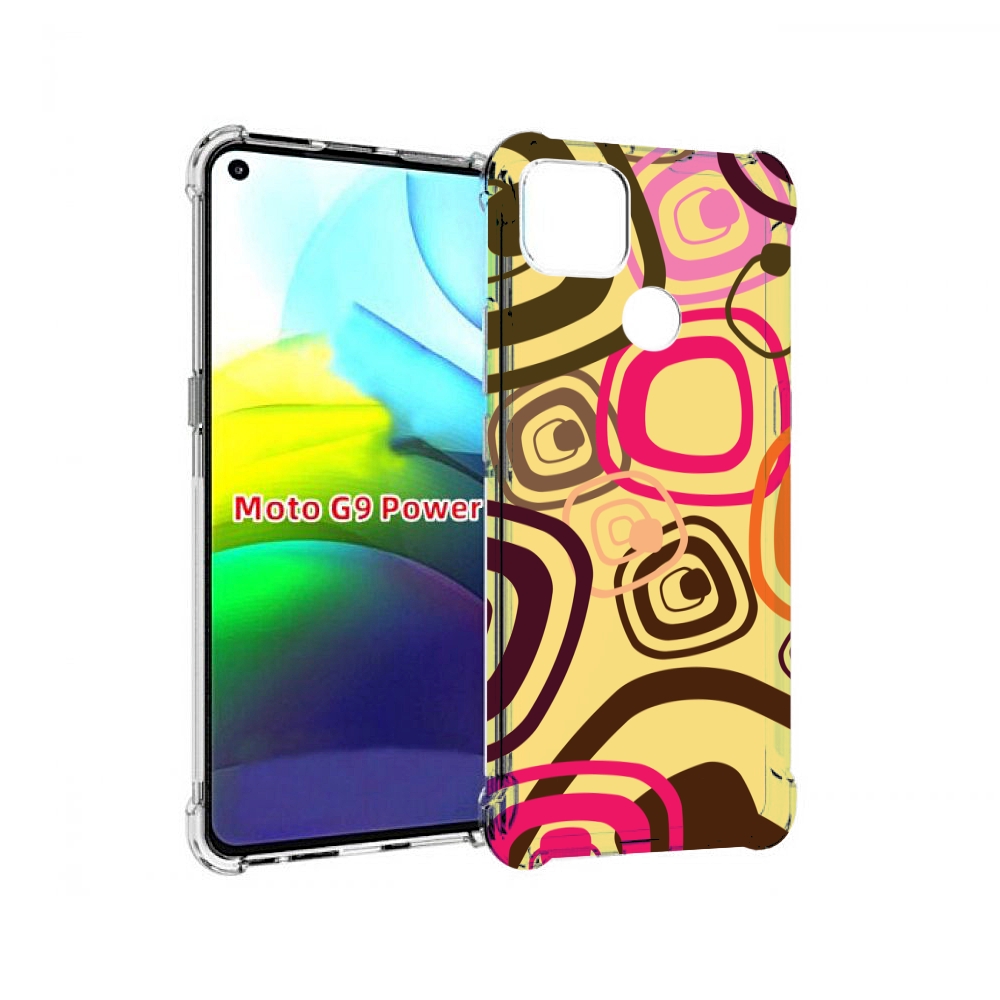 

Чехол MyPads абстракция-на-желтом-фоне для Motorola Moto G9 Power, Прозрачный, Tocco