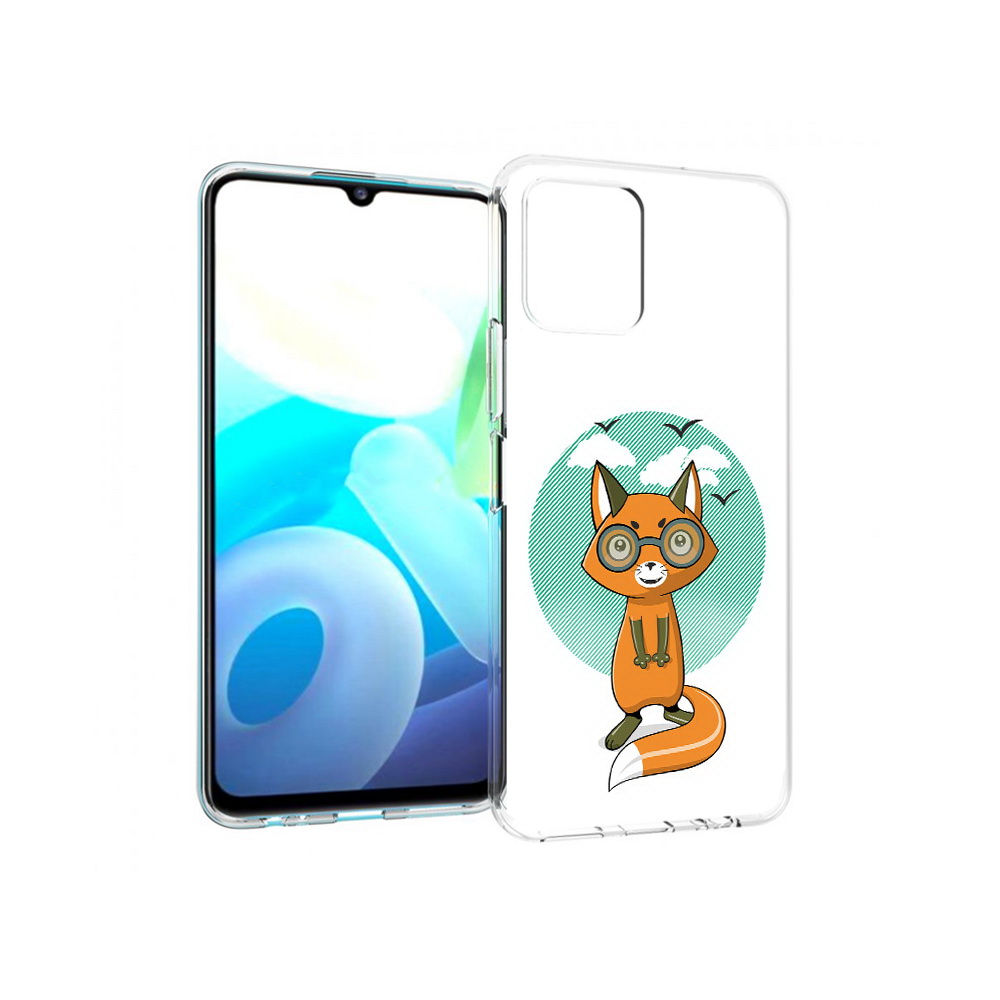 

Чехол MyPads Tocco для Vivo Y15s задумчивая лиса (PT224456.390.348), Прозрачный, Tocco
