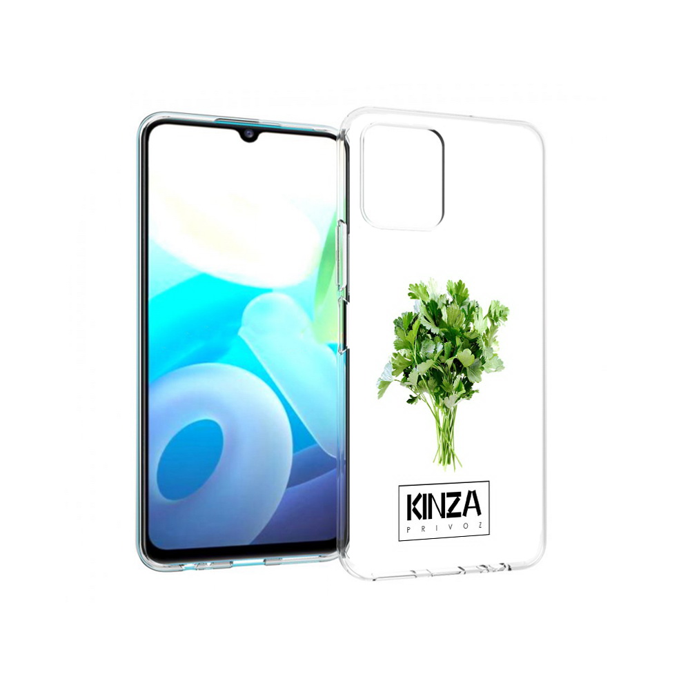 

Чехол MyPads Tocco для Vivo Y15s Бренд Кинза (PT224456.390.35), Прозрачный, Tocco
