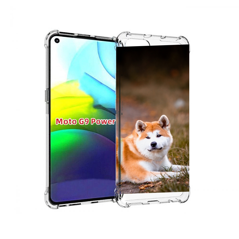 

Чехол MyPads акита ину для Motorola Moto G9 Power, Прозрачный, Tocco