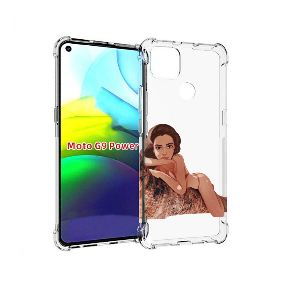 

Чехол MyPads амазонка-на-дереве для Motorola Moto G9 Power, Прозрачный, Tocco