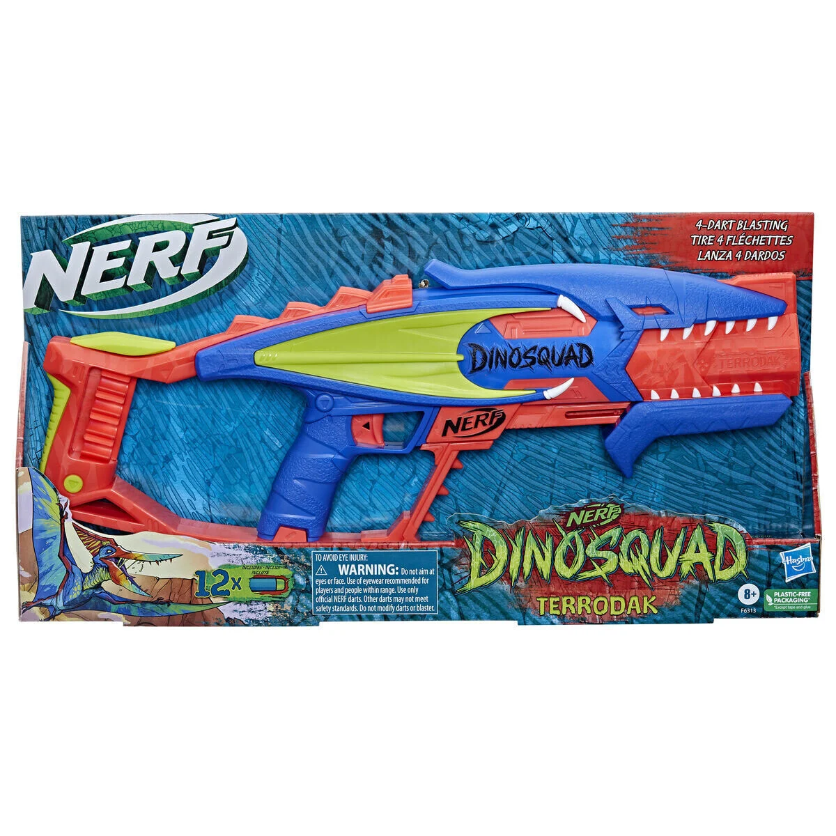 

Бластер NERF DinoSquad Terrodak Динозавр F6313, DinoSquad Terrodak Динозавр F6313