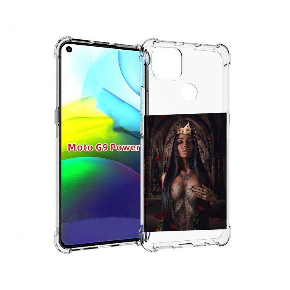 

Чехол MyPads багровый-пик для Motorola Moto G9 Power, Прозрачный, Tocco